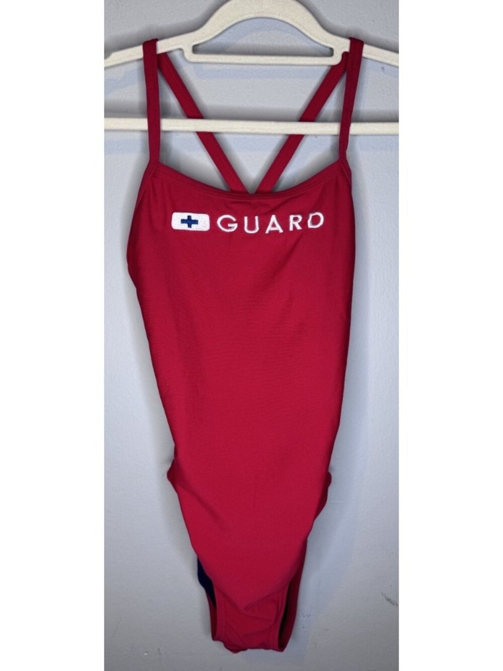 Women’s Speedo One Piece Swimsuit XS Lifeguard Red